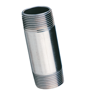 Edelstahl Rohr-Doppelnippel